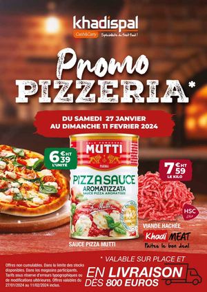 Catalogue Promos Pizzas IDF