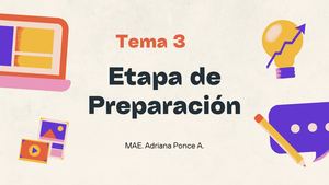 Etapa De Preparación