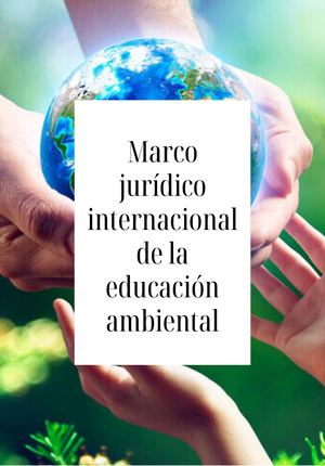 Marco Jurídico Internacional de la Educación Ambiental