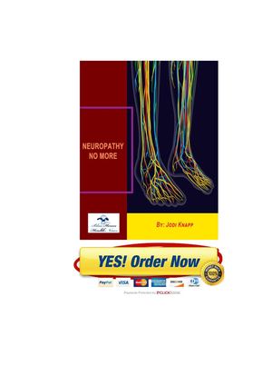 Neuropathy No More – Jodi Knapp Diet For Neuropathy Treating Program
