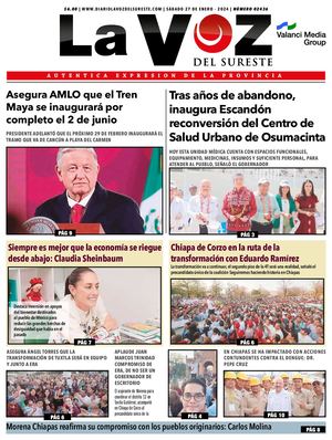 La Voz del Sureste 27 01 2024