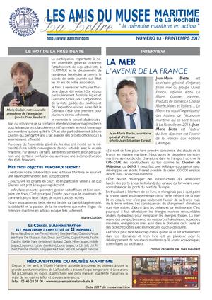 Lettre des Amis 83 - PRINTEMPS 2017 - 30 Ans