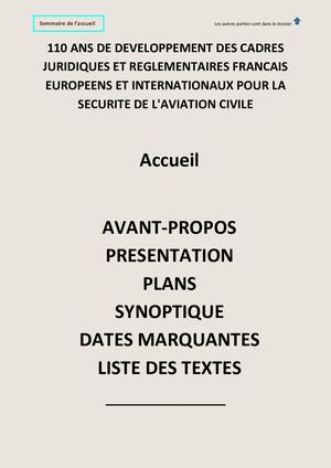 P0 Présentation, Plans, Synoptique