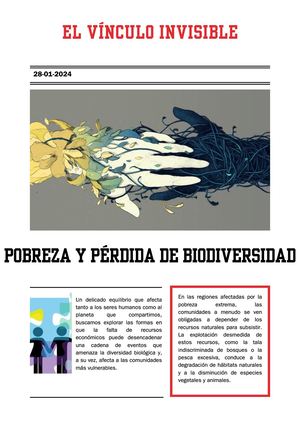 Pobreza Y Pérdida De Biodiversidad