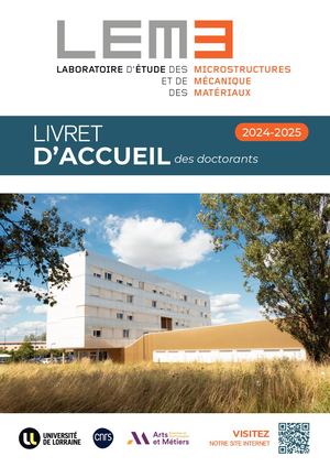 Livret Accueil Doctorants