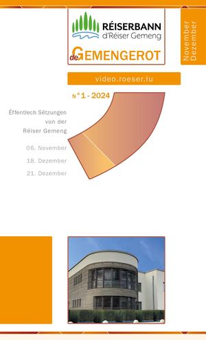 Conseil communal Rapports Novembre Décembre 2023