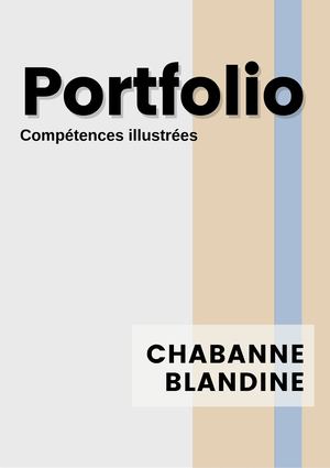Portfolio Version Numérique