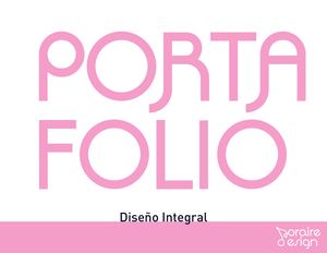 Portafolio Diseño Integral Ximena Soraire