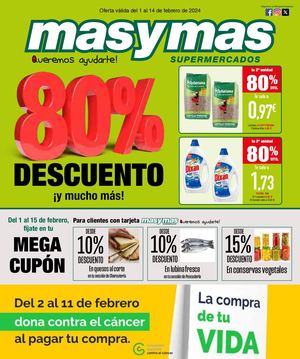 Oferta Válida Del 1 Al 14 De Febrero De 2024 Masymas Supermercados