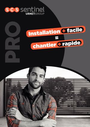 SCS Sentinel - PLAQUETTE GAMME PROFESSIONNELLE