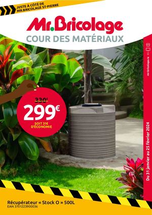 MR BRICOLAGE - COURS DES MATÉRIAUX - FÉVRIER 2024