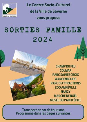 Brochure Sorties Famille 2024