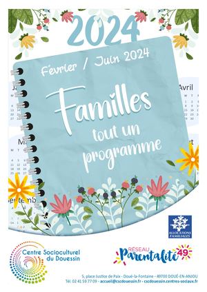 Programme Familles février-juin 2024
