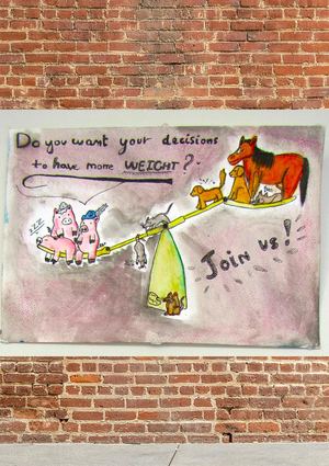 Propaganda Poster Animal Farm, George Orwell