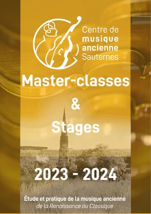 Calaméo - Plaquette Master Classes Stages 2023 2024