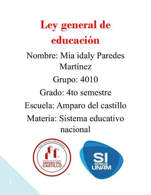 Ley General De Educación