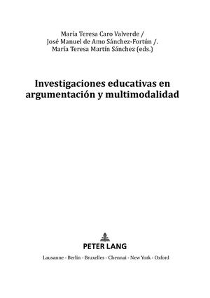 Articulos Libro Investigaciones Educativas Argumentacion Multimodalidad