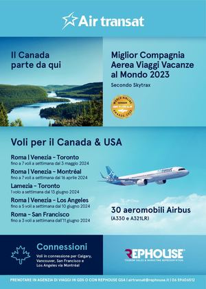 Air Transat Estate 2024 Infografica Italia