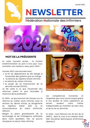 NewsLetter Fni972 Janvier 2024