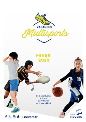 Livret Vacances Multisports - Hiver 2024