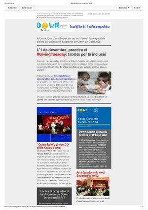 Butlletí Informatiu N3 Novembre 2015