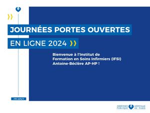 JPO EN LIGNE - 2024 - IFSI ANTOINE-BECLERE