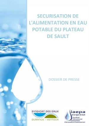 Sécurisation de l'alimentation en eau potable du plateau de Sault (dossier de presse)