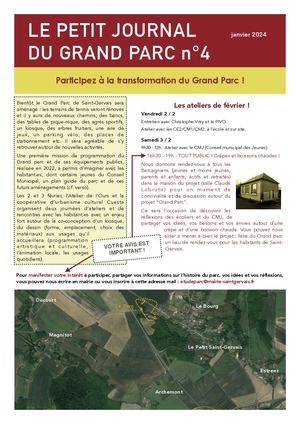 le petit journal du grand parc de saint-gervais n°4