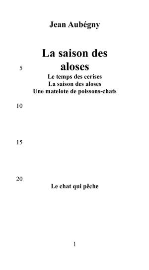 La Saison Des Aloses (3)