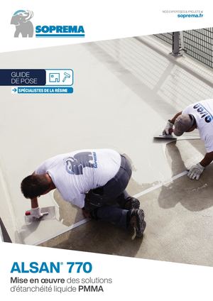 Mise en œuvre Alsan 770 PMMA