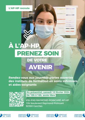 Affiche JPO - IFSI-IFAS Raymond-Poincaré - 2024