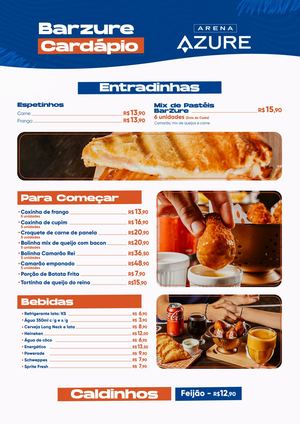 Cardapio Barzure