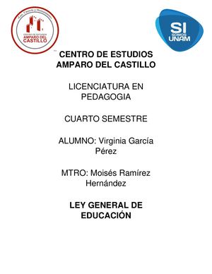 Ley General De Educación