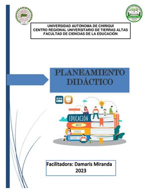 Contenido Programático De Planeamiento Didáctico Docx