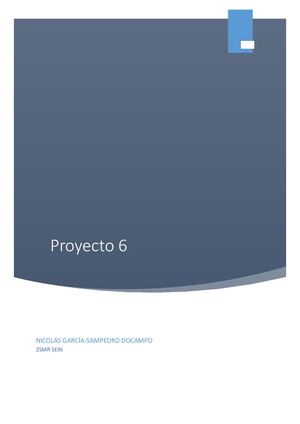 Proyecto 6 Nicolás García Sampedro Docampo