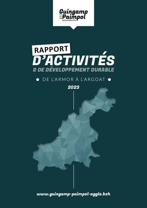 Rapport d'activité et de développement durable 2023