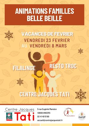 Programmation vacances de février FAMILLE
