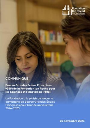 Communiqué campagne GEF 2024-2025