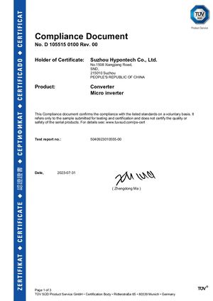 Cert CEI 0 21 HMS 600W 600W C 800W 800W C