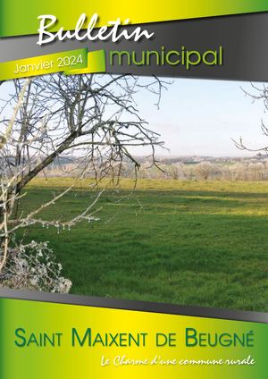 Bulletin 2024 Saint Maixent De Beugné