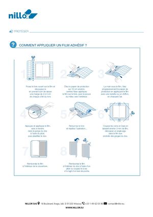 COMMENT APPLIQUER UN FILM ADHÉSIF ?