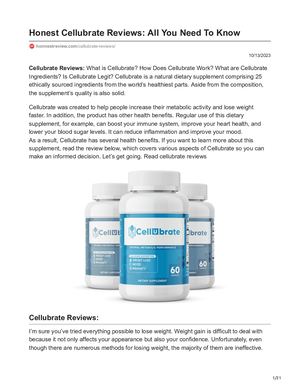 Cellubrate Reviews: All You Need To Know