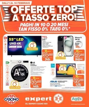 Offerte TOP a TASSO ZERO #CascinoExpert dal 1 al 14 febbraio 2024