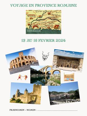 Voyage En Provence Romaine Livret élèves définitif