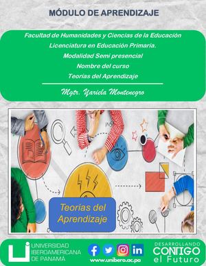 Módulo De Teoría Del Aprendizaje Grupo # 1 Sábado