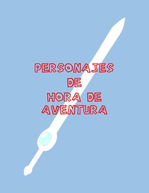 Personajes De Hora De Aventura