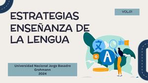 Estrategias de la enseñanza de la lengua