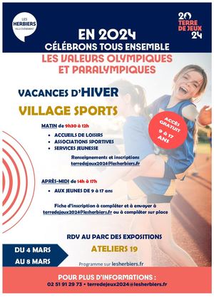 Animations Sport et Vacances Hiver 2024