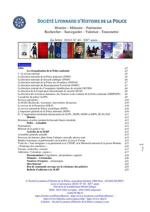 Newsletter SLHP 2024-1 N40