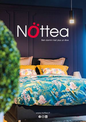 Plaquette Nöttea Literie Quimper 2024